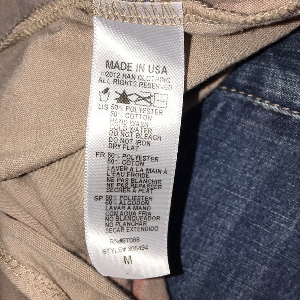 Delia’s Sz M London Union Jack fringe tank tan - Picture 7 of 7